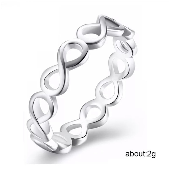 New Infinity 925 Silver Classic Design Delicate 💍 - Picture 6 of 6